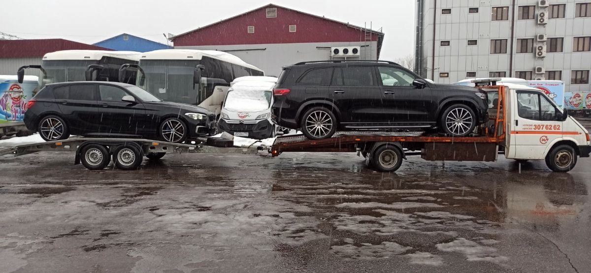 Перевозка двух автомобилей